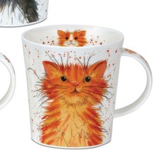 DUNOON Becher Lomond Catter Splatter rote Katze für 320ml Formano