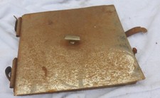 alte Kamin ? Tür Klappe Ofen Jugendstil Kamintür Ofentür Ofenklappe antik Blech