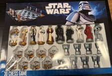 Star Wars 3D Schachspiel – Figuren & Brett vollständig – selten & top Zustand
