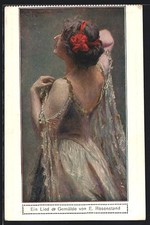 Künstler-AK Aus Velhagen & Clasings Monatsheften, Ein Lied, von E. Rosenstand 