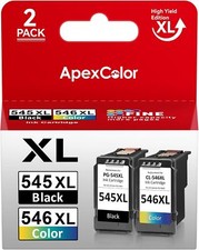 Druckerpatronen PG-545 CL546XL für Canon Pixma TS 3150 3450 3350 MG 2550 2450