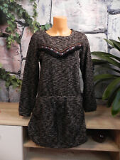 FB Sisters * hübsches Kleid / Feinstrick- Frottee mit Taschen * Gr. 38 / M