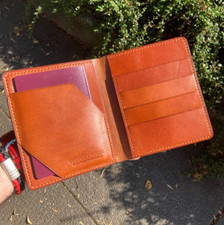 Leder Herren Passport Hülle