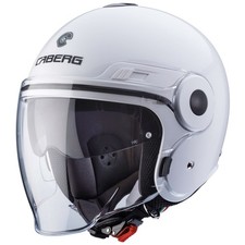 Caberg Uptown weiß Jethelm Motorradhelm Rollerhelm mit Sonnenblende