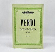 Noten Verdi:  "Opern-Arien"