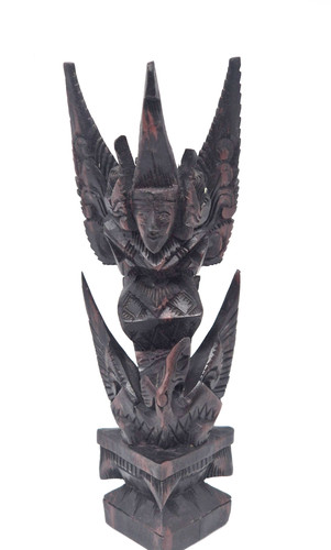 Hindu gott vishnu holzskulptur - vishnu,