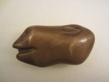 BRONZE SKULPTUR PFERD KOPF