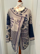 Traumjacke Gudrun Sjöden floral blau in Größe S
