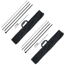 2x Beachflag Fahnenmast