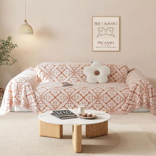 Berwurfdecke chenille jacquard - chenille,