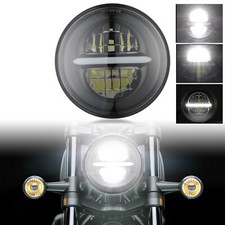5.75" zoll LED Hi/Lo DRL Scheinwerfer Für Harley 883 1200 48 72 Streetbob Fatbob