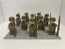 10x Custom WW2 Figuren American Military Minifigur Soldat 