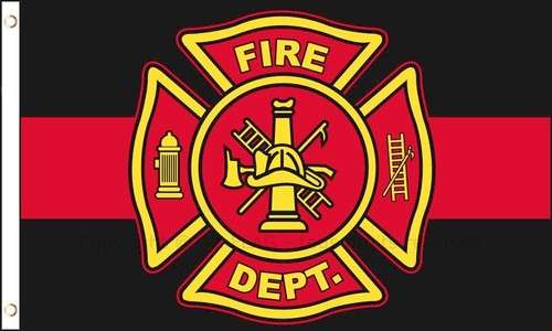 Flagge feuerwehrmann von usa - flagge,