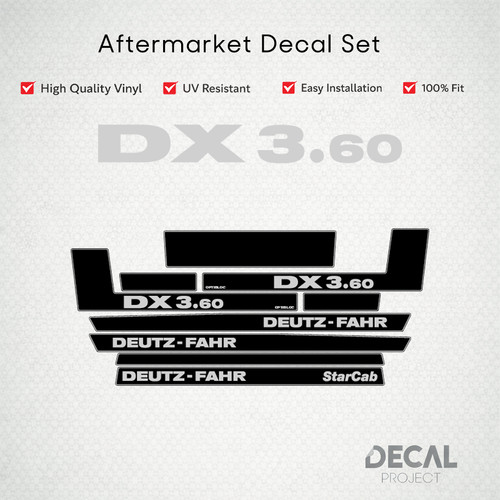 Deutz fahr decal - kit,