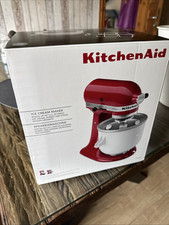 Kitchen Aid Eismaschine 5KICAOWH Aufsatz 1,9L Eisbereiter In OVP