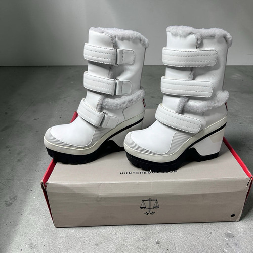 Hunter damen stiefelette weiß - damen,