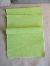 3 Tischsets - Platzsets grün gerippt - Baumwolle