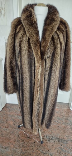 Echter pelzmantel waschbär - echter, pelzmantel,