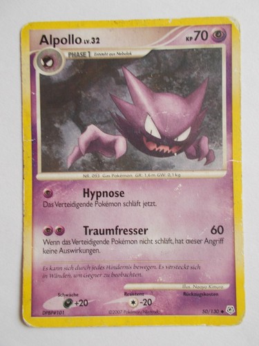 Pokemon karten 130 alpollo - pokemon, 50/130