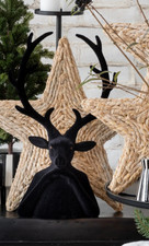 XL Velours Hirsch Büste Tasko