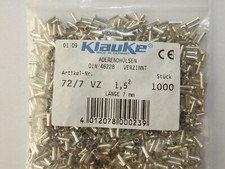 Klauke Aderendhülsen  1mm² 