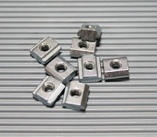 10 Stk. Nutensteine Nut 6 Aluprofil M3/ M4/ M5 / M6 Nutenstein mit Steg