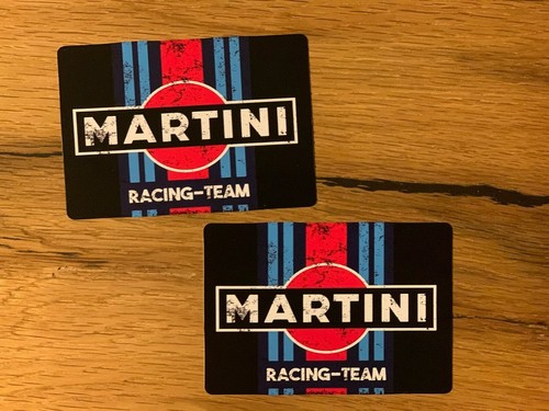 Martini vintage aufkleber - 2x,