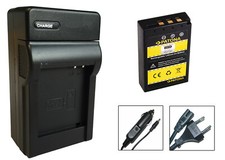 Akku + Ladegerät für Olympus D-SLR E-400, E-410, E-420, E-450, E-620 - BLS-1