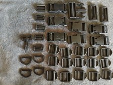 Konvolut Steckschnalle Gurtschnalle mit Gurtregulator Schiebeverschluss