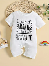 Lustiger Baby Body mitwachsend