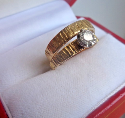 18ct gold ring - 18ct,