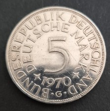 5 DM 1970 G Silberadler