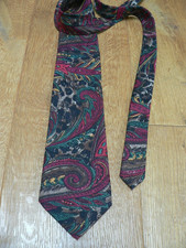 Hochwertige Krawatte Krawatten Schlips Binder Seide klassisches Muster 