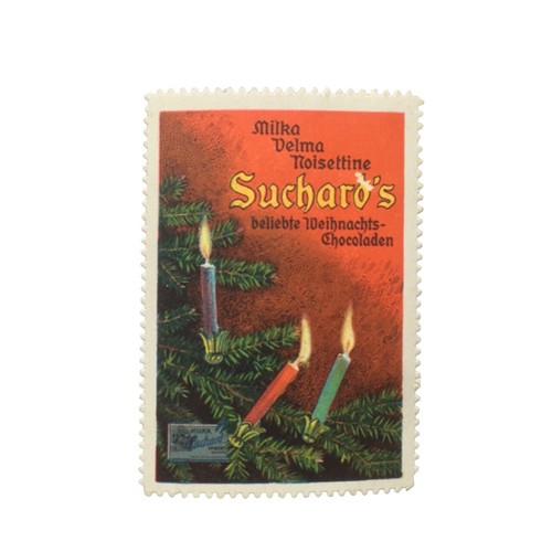 Suchard reklamemarke werbe - reklamemarke,