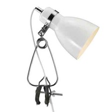 Nordlux Cyclone Klemmleuchte E14 Klemmspot weiss 73072001 Leselampe Tischlampe