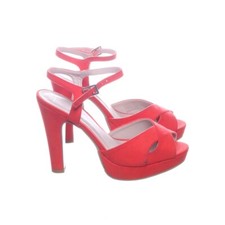 Anna Field, Sandaletten, Größe: 36, Koralle, Wildlederimitat