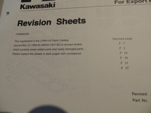 1998 parts catalog - list, add