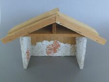 Weihnachtskrippe Krippe Krippenstall Stall 15 cm hoch zum Basteln N5