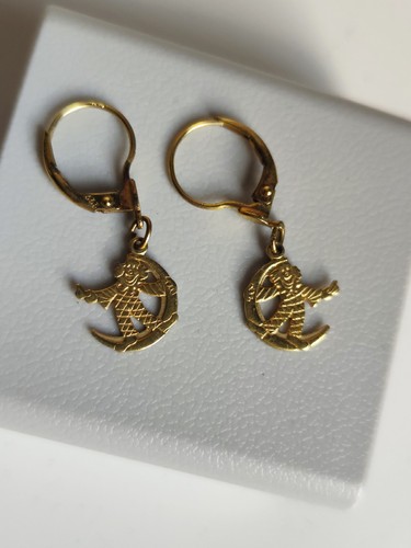 Harlekin 333 gold ohrringe - 8k,