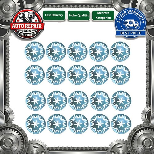 25x metall befestigung clips - 25x,