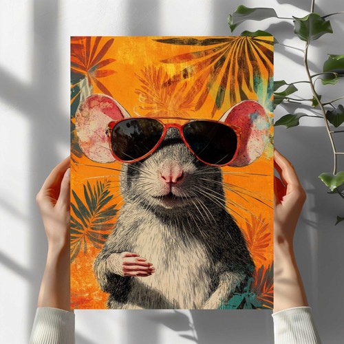 Maus mit sonnenbrille premium - mit,