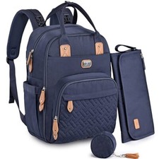 Wickelrucksack Wickeltasche Babytasche, mit Multifunktions-Kinderwagengurte