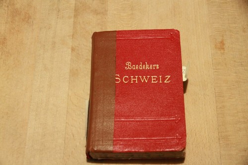 Baedekers schweiz 1920 art - schweiz, +