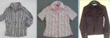 3 schöne Blusen Gr. S bzw. 34/36 im Set Konvolut Damenblusen EDC Outfit ...