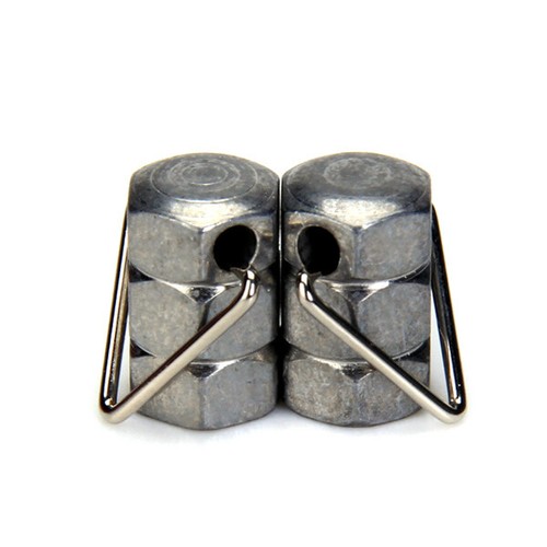 2pcs chrome banjo strap - chrome,