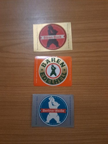 Bieretiketten berliner - ☆☆bieretiketten,