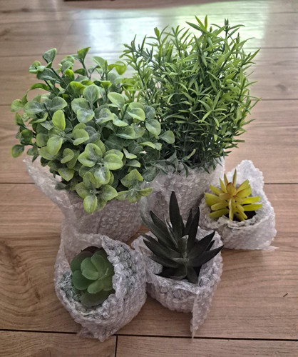 Kunstpflanzen sukkulenten 4er - sukkulenten,