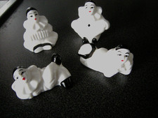 4 x Harlekin -  Pierrot -