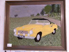 Borgward Isabella Coupe Gobelin Stickbild