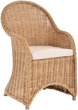 Rattan sessel esszimmersessel - ,